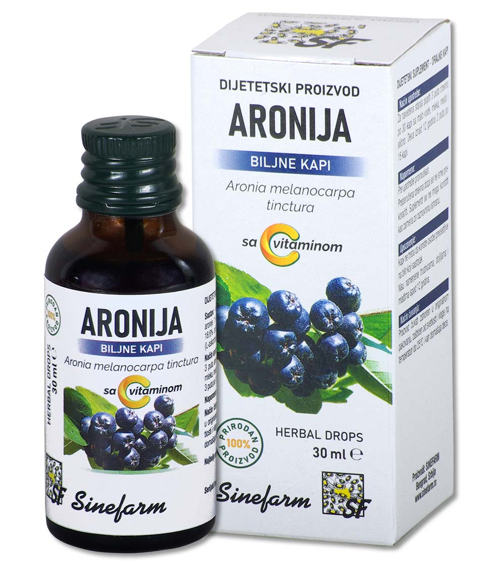 Kapi od aronije sa C vitaminom-30 ml-e