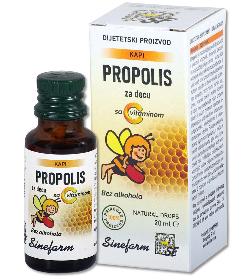 Propolis kapi za decu sa C vitaminom<br>-20 ml-e