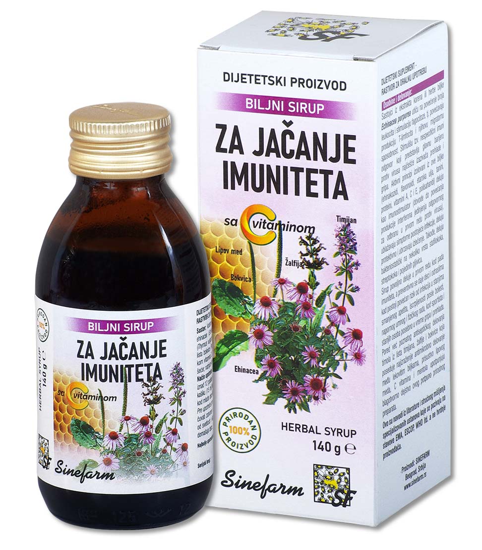 Sirup za jačanje imuniteta sa C vitaminom<br>-140 g-e