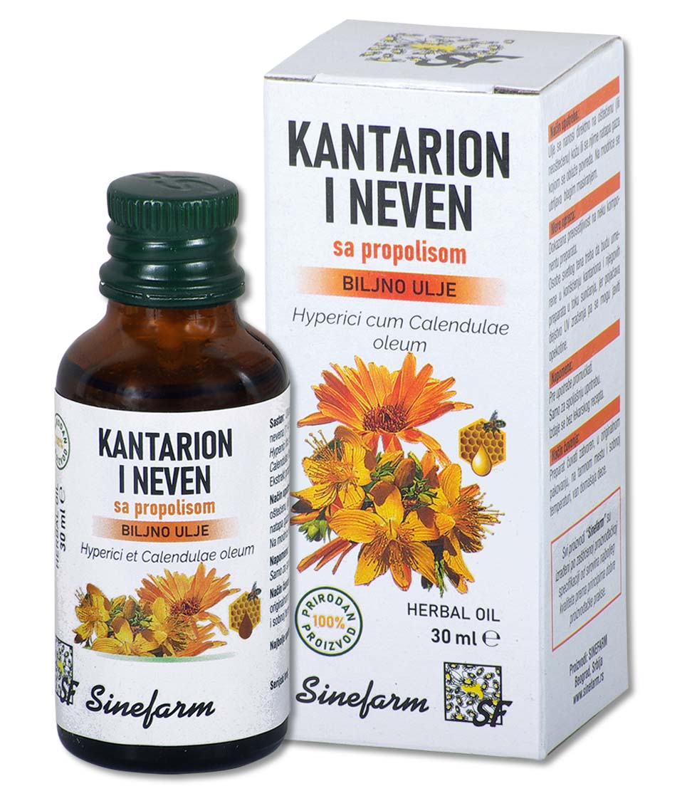 Ulje od kantariona i nevena sa PROPOLISOM<br>-30 ml-e